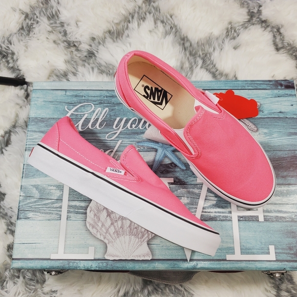 Vans Shoes - Vans Pink Lemonade Classic slip on (CL)